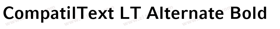 CompatilText LT Alternate Bold Small Caps字体转换